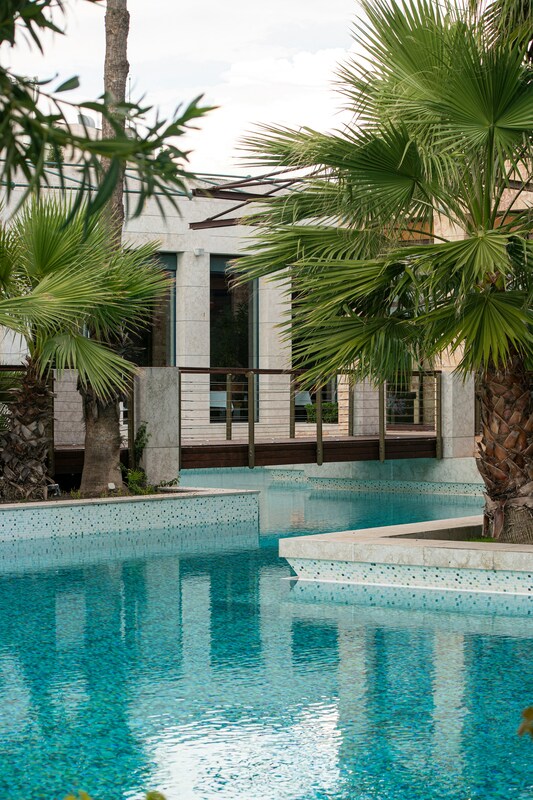 Private pool at luxury villa