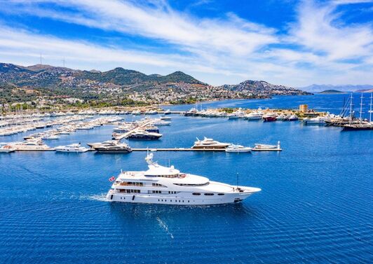 Adriatic Marina with yachts